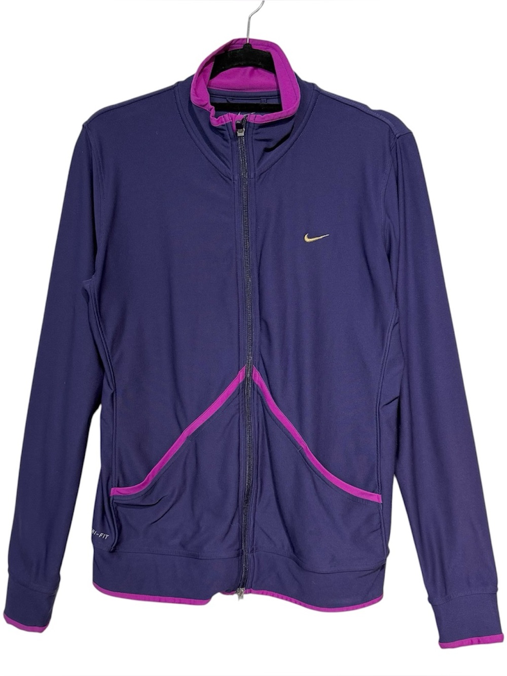 Nike Dri-FIT Victory Track Jacket Womens L Purple Pink Y2K 2010s